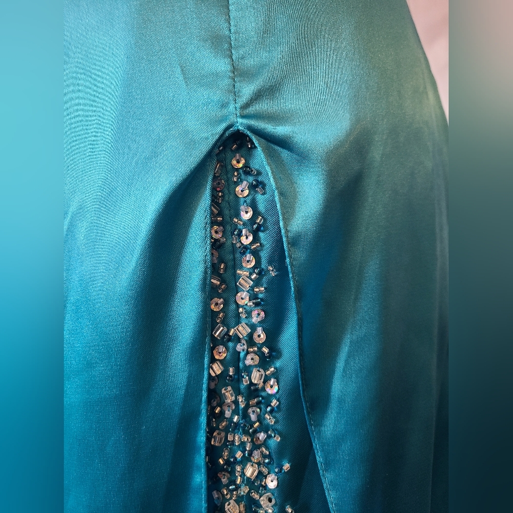 Showtime Collection Satin Formal Dress - Picture 2 of 7